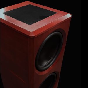 Legacy Goliath XD Subwoofer - high output Sub for home theaters and studios - Walnut