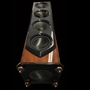 Under view of the best floor standing speakers - Valor from Legacy Audio